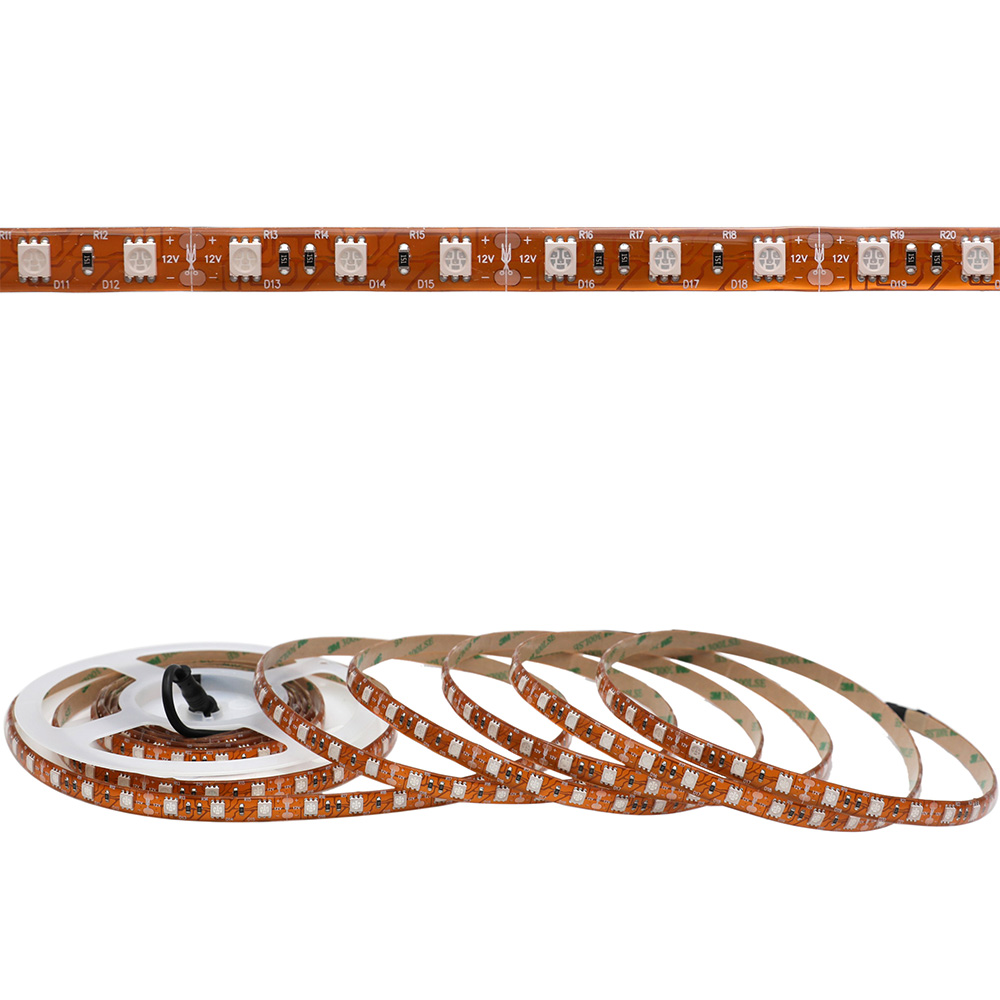 Single Row Series DC12/24V 5050SMD 300LEDs Flexible LED Strip Lights Waterproof IP65 Lighting 16.4ft Per Reel By Sale Single Row Series DC12/24V 5050SMD 300LEDs Flexible LED Strip Lights Waterproof IP65 Lighting 16.4ft Per Reel By Sale